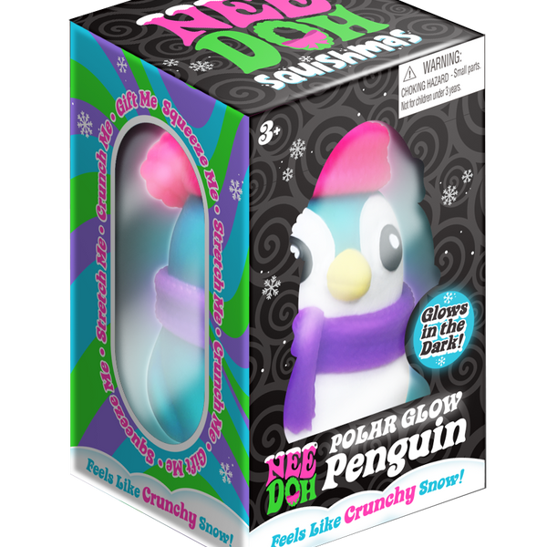 NeeDoh Polar Glow Penguin 1