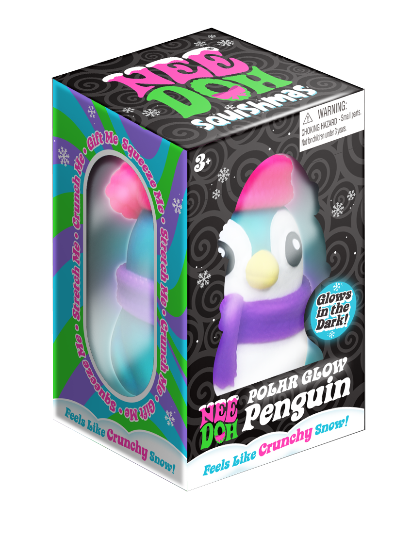 NeeDoh Polar Glow Penguin 1