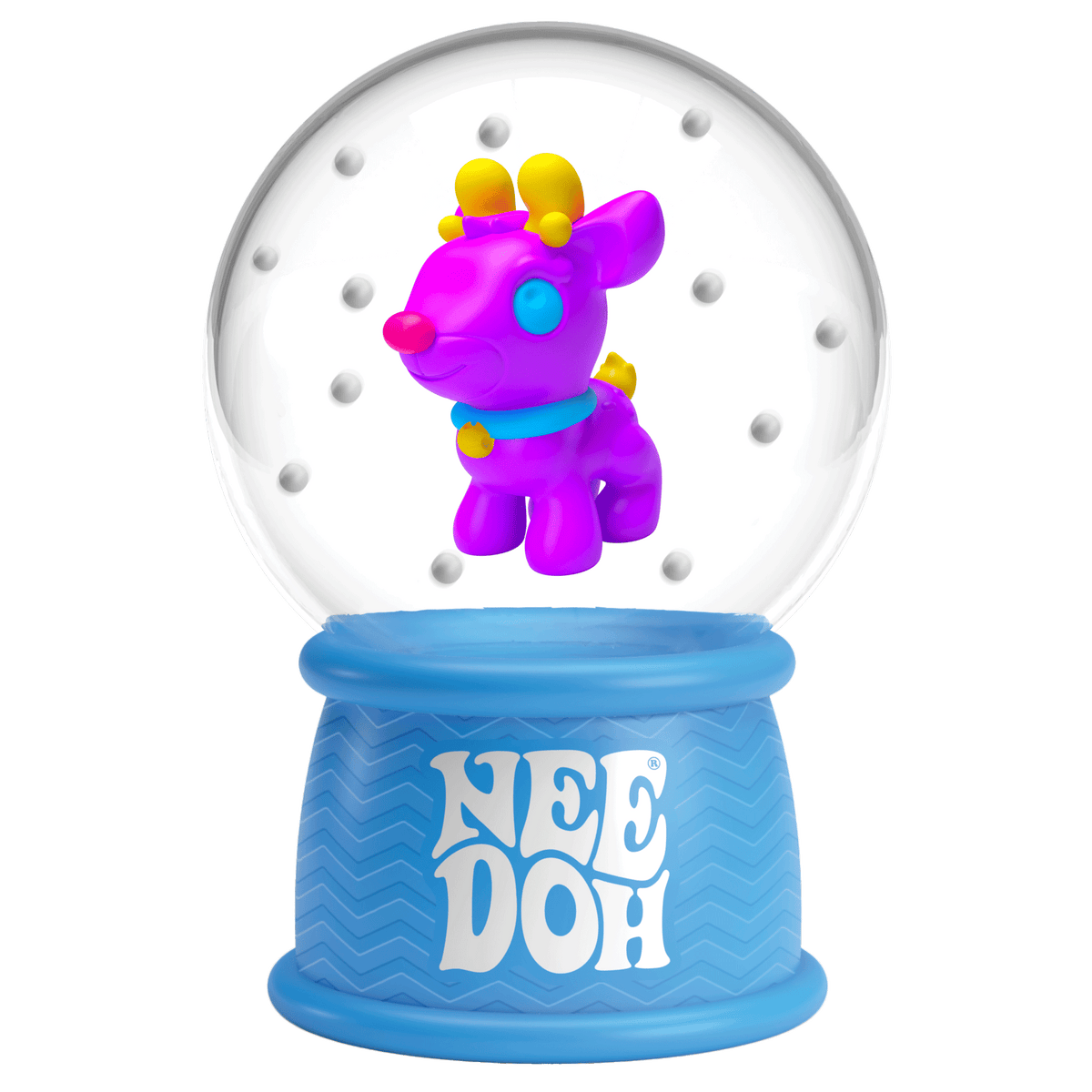 NeeDoh Squish N Flow Snow Globe 5