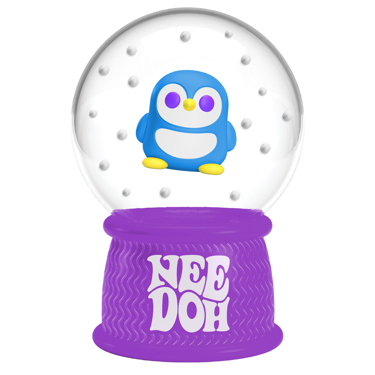 NeeDoh Squish N Flow Snow Globe 4
