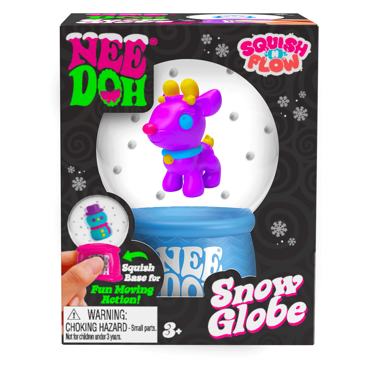 NeeDoh Squish N Flow Snow Globe 2