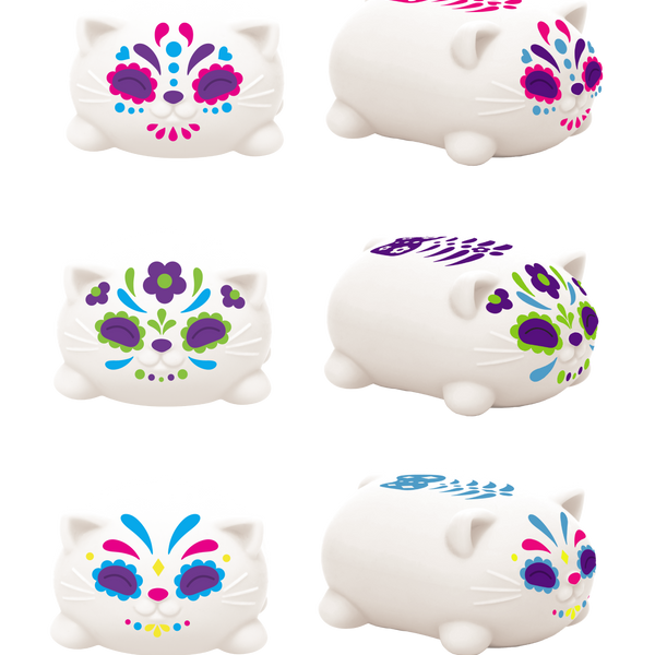 NeeDoh Sugar Skull Cats 1