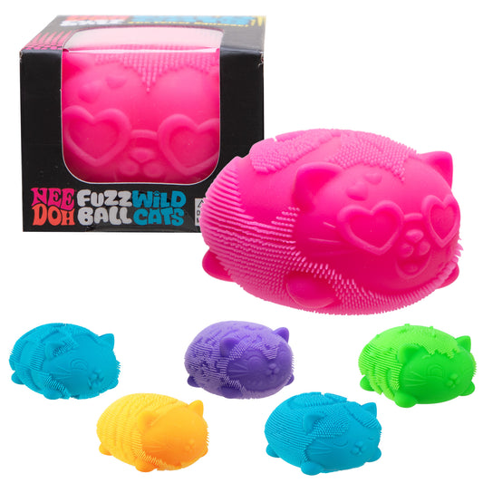 NeeDoh Fuzz Ball Wild Cats 1